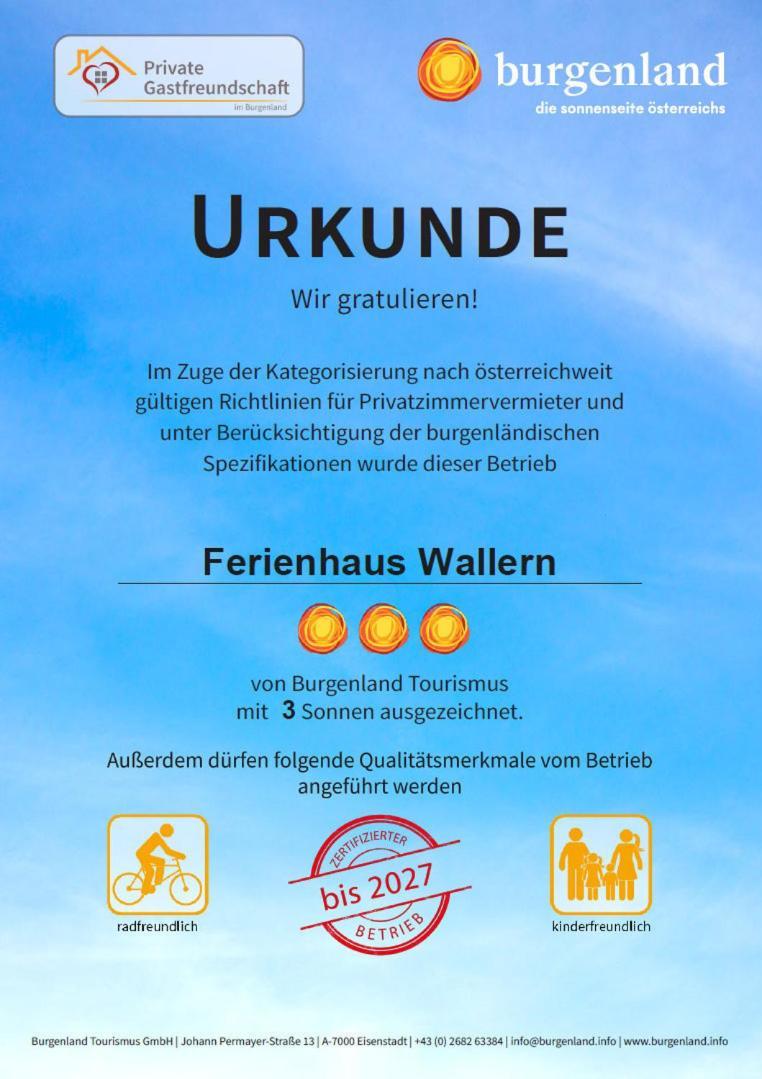 Ferienhaus Wallern Im Burgenland Екстер'єр фото